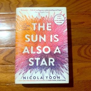 the sun is also a star by Nicola Yoon (hardcover)